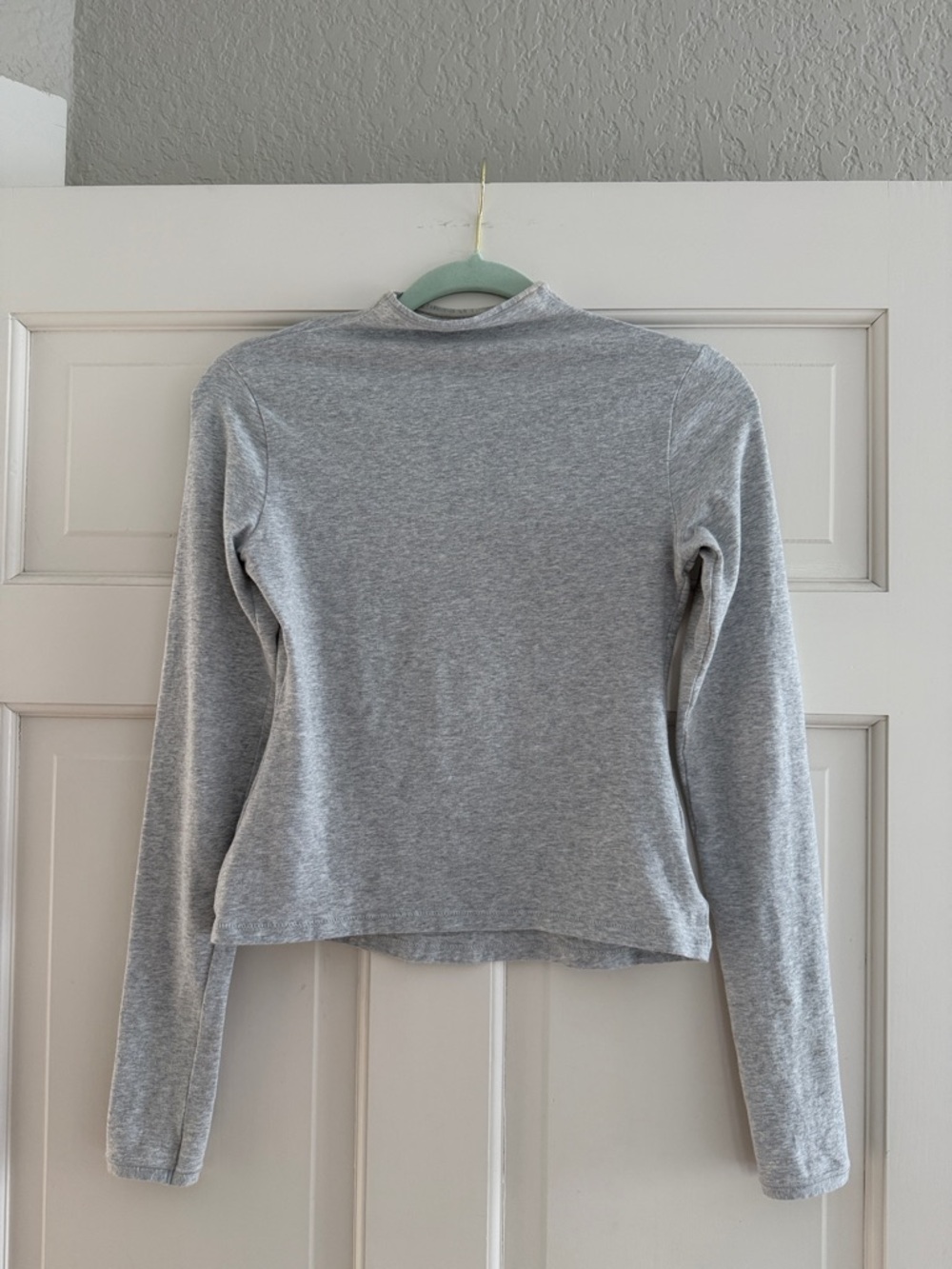 Skims Women's Grey Long-Sleeve Top